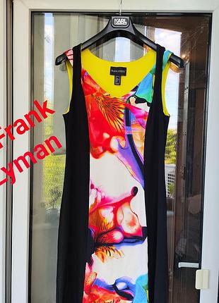 Яркое платье frank lyman (канада), премиум бренд, р.uk 14