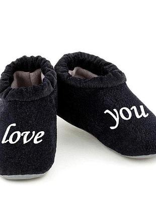 Хатні капці комфорти love you багіра чорний