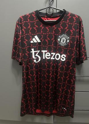 Футболка adidas jersey men's medium manchester united pre-match