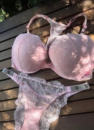 Комплект білизни бюст+трусики victoria’s secret оригінал