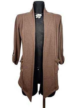 Винтажный короткий ассиметричный кардиган с карманами charlotte russe vintage 2000s y2k