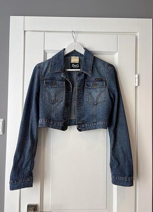 Куртка джинсовая укороченная d&amp;g оригинал, xs