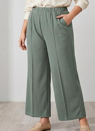 Стильні та зручні штани shein curve (plus size) 2xl (чудово підійдуть для тих, хто цінує вільний силует).
