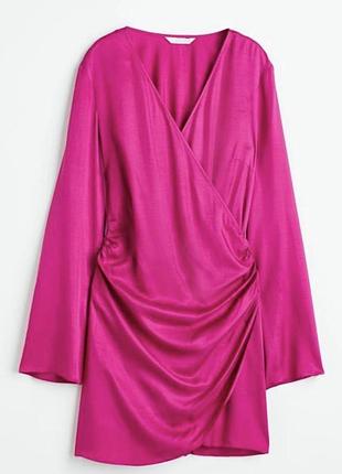 Яскрава віскозна сукня h&m