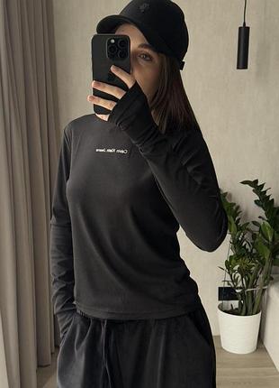 Стильный лонгслив с накатом 8