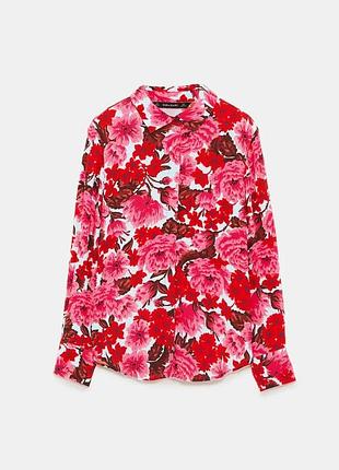 Блуза zara віскоза