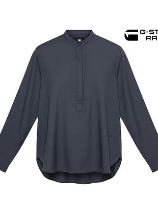 Оригинальная женская рубашка блузка g star raw размер m серая вискоза блузка джистар лёгкая тонкая летняя шелковая а1