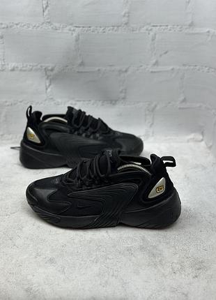 Чоловічі чорні кросівки nike zoom 2k