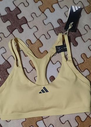 Новий спортивний топ бра adidas aeroimpact luxe light-support / оригінал / розмір m