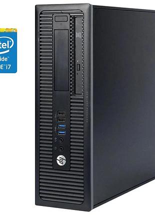 Пк hp elitedesk 800 g1 sff / intel core i7-4770 (4 (8) ядра по 3.4 - 3.9 ghz) / 16 gb ddr3 / 500 gb hdd / intel hd graphics 4600 /