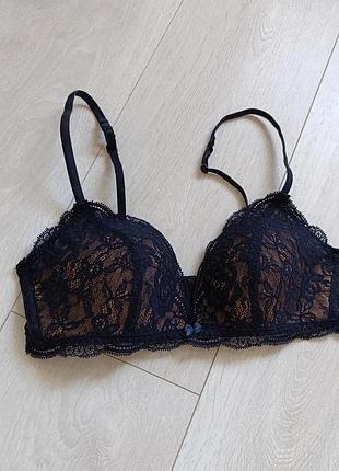 Бюстгальтер ажурный бюст кружевной лиф кружевый intimissimi 34c 75c 70d