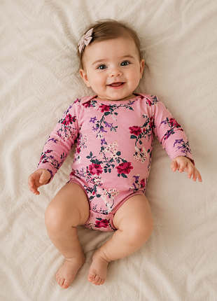 Комплект боді для дівчинки, 3-6 міс. котон. бренд jessica simpson baby.