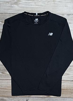 Спортивный лонгслив new balance running reflective