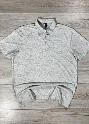 Нова спортивне поло футболка адідас adidas camo jacquard performance polo, l, оригінал