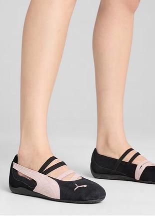 Нові замшеві балетки puma speedcat ballet (оригінал, в коробці) | устілка ortholite