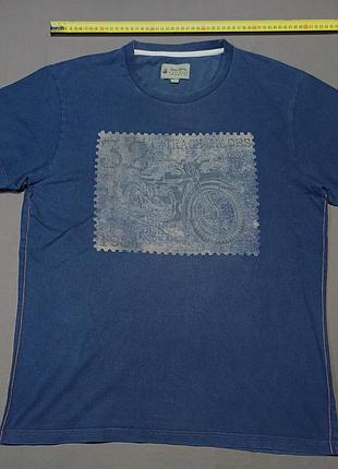 Плечі 50 см peter storm menswear  сіро синя   футболка  size l  100% cotton
