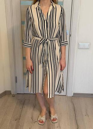 Платье h&amp;m с поясом