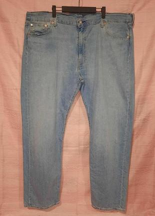 Блакитні джинси прямого крою від levi's