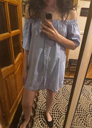 Лляна сукня