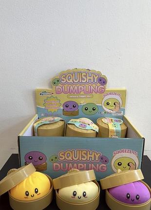 Squeezy dumplinings | вирусные сквиш-пельмни | трендовая антистресс игрушка, антистресс пельмени хинкали