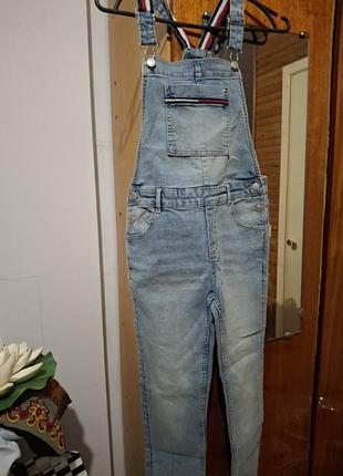 Продам джинсовий комбез 8