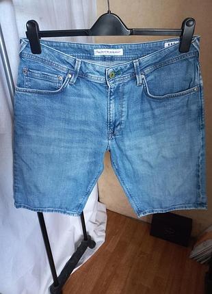 Мужские джинсовые шорты бермуды ребре jeans cash shorts wiser wash (оригинал) w 34 l 34