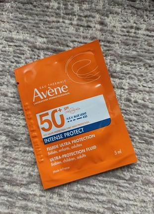 Avene intense protect 50+.пробник солнцезащиты