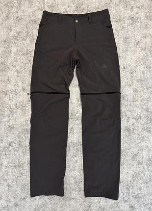 Трекінгові штани трансформери mammut runbold zip off pants (оригінал)