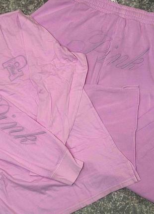 Костюм спортивный прогулочный victoria ́s secret pink оригинал