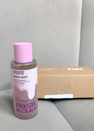 Парфюмированный спрей для тела victoria’s secret pink fresh &amp; clean crème
