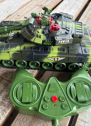 Игровая модель shantou jinxing war tank зелено-черный (9995/1)