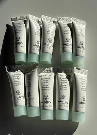 Зволожуючий крем з антивіковим ефектом sisley hydra global intense anti-aging hydration міні 4мл