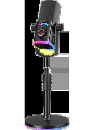 Мікрофон динамічний fifine am8pros xlr/usb black