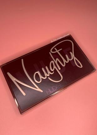 Палетка тіней від huda beauty naughty nude eyeshadow palette3 фото