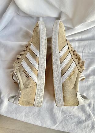Adidas gazelle бежеві замшеві кросівки / оригінал / 38 4