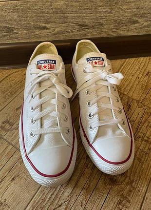 Шкіряні кеди converse all star