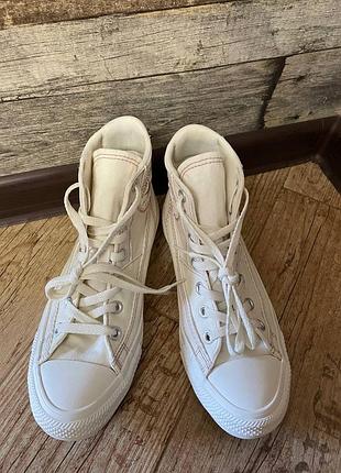 Білі кеди converse all star 2