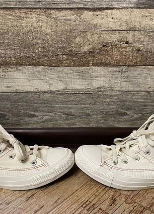 Білі кеди converse all star 5
