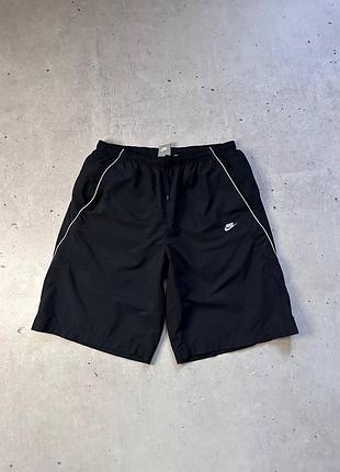 Nike black vintage men’s shorts original чоловічі вінтажні шорти найк оригінал