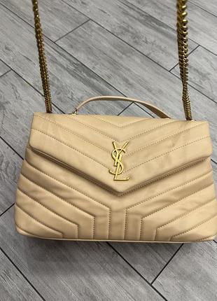 Шкіряна сумка yves saint laurent