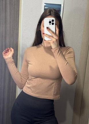 Модный лонгслив из кулира