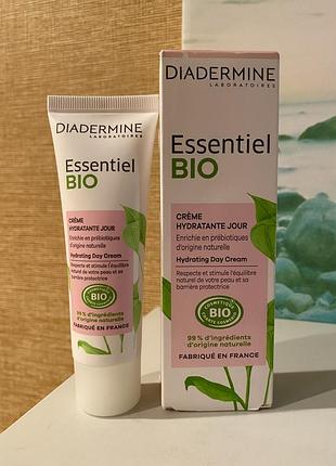 Франція diadermine essentiel bio денний зволожуючий органічний крем для обличчя 50 мл