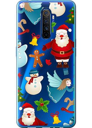 Чохол силіконовий на телефон realme x2 pro новорічний 1 "4614u-1866-58250"