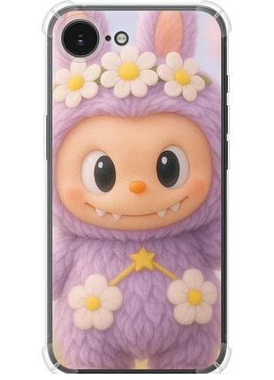Чехол силикон с усиленными углами на телефон iphone 16e лабубу 1 "6709sp-3971-58250"
