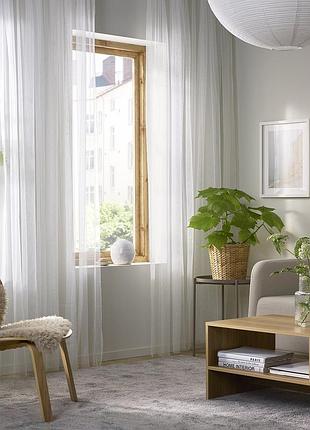Тюль біла,капрон,ikea terrsiya 145х250см