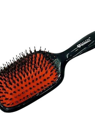 Расческа-щетка salon professional комбинированная с натуральной щетиной арт. 8639