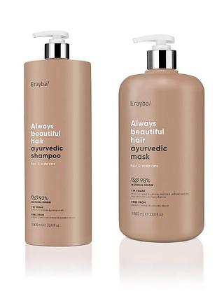 Набор для волос erayba abh ayurvedic (маска 1000 мл + шампунь 1000 мл)