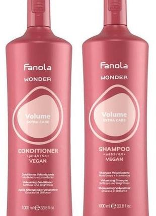 Набор для тонких волос fanola volumising шампунь и кондиционер twin pack 2 x 1000 мл.