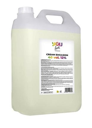 Окислювач you look professional cream developer 12% 40 vol. 5000 мл