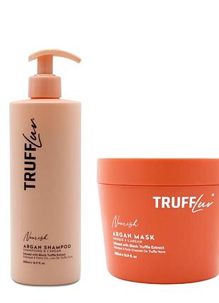 Набір truffluv nourish argan duo: шампунь та живильна маска з аргановою олією 2 х 250 мл